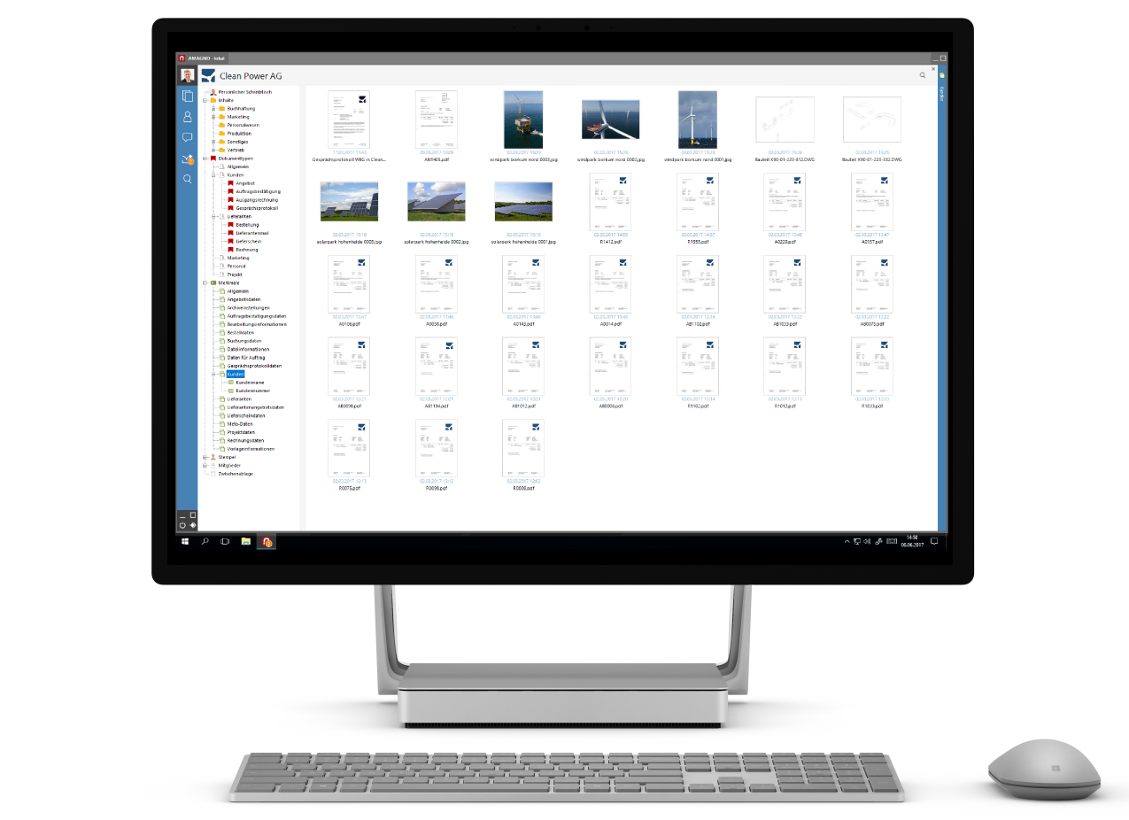 AMAGNO 5 on Microsoft Surface Studio Surface Studio AMAGNO - Secure Collaboration