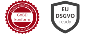 GoBD DSGVO Logos 300x120 - Dokumentenmanagement Software